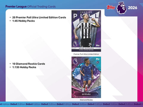 2025/26 Topps Premier League EPL Soccer Hobby (Presell)