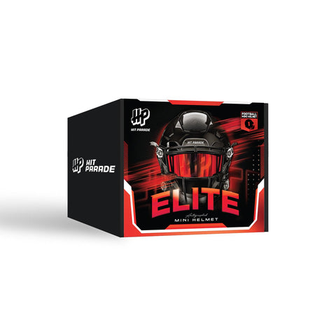 2025 Hit Parade Autographed Football Mini Helmet Elite Series 3 Hobby Box