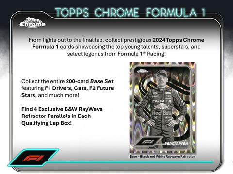 2024 Topps Chrome F1 Formula 1 Qualifying Lap Hobby