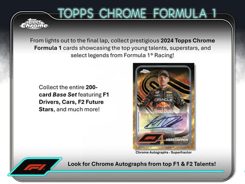 2024 Topps Chrome F1 Formula 1 Hobby