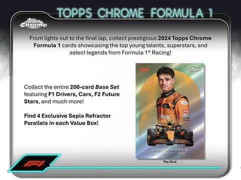 2024 Topps Chrome F1 Formula 1-6-Pack Blaster