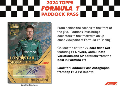 2024 Topps Paddock Pass F1 Formula 1 Hobby