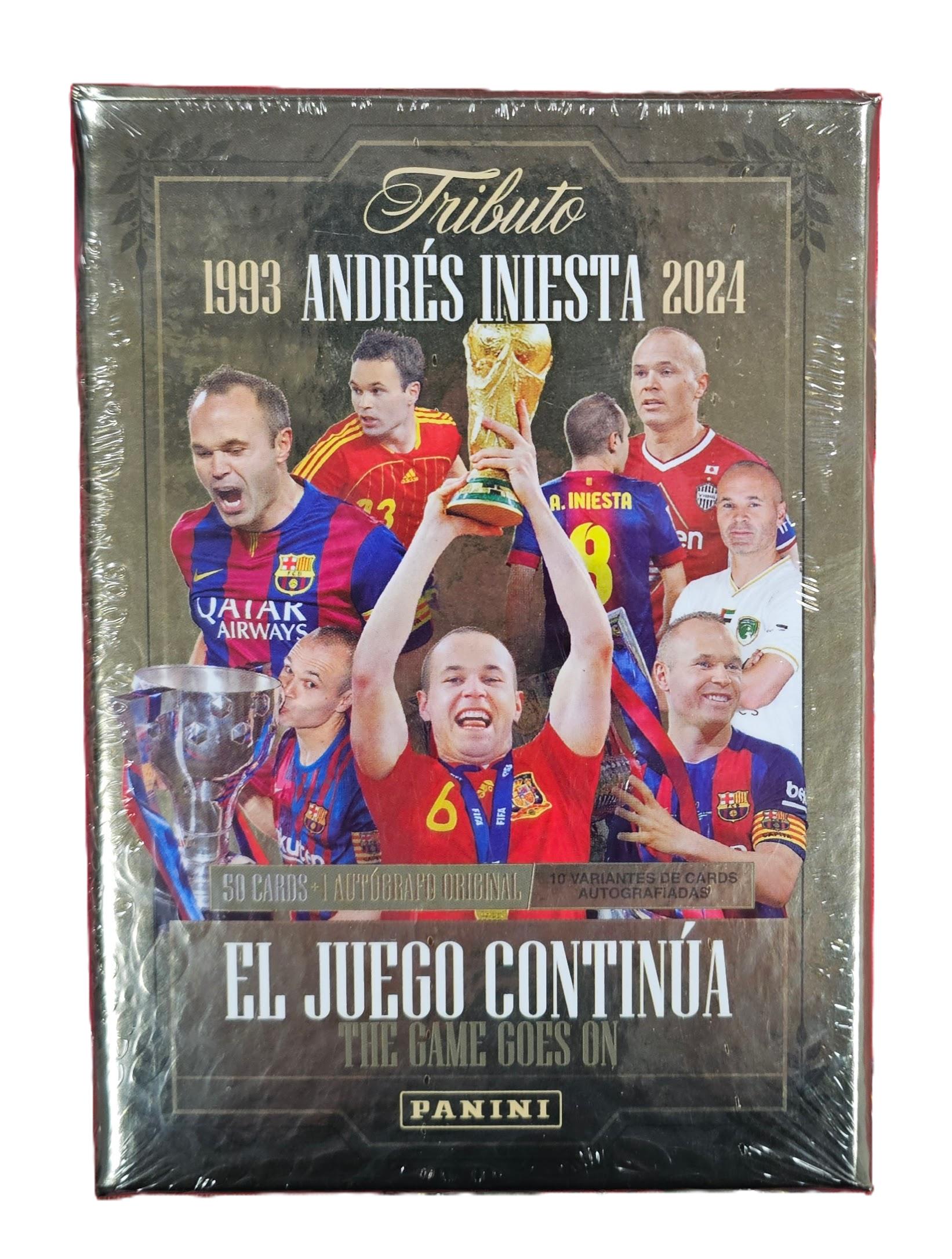 2025/26 Panini Andres Iniesta Tribute Soccer Hobby Box – Dave