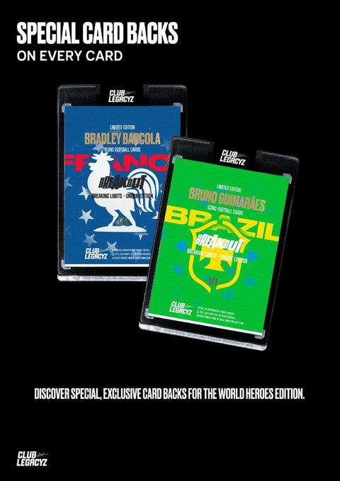 2026 Club Legacyz Icons World Heroes Soccer Fourth Edition Hobby
