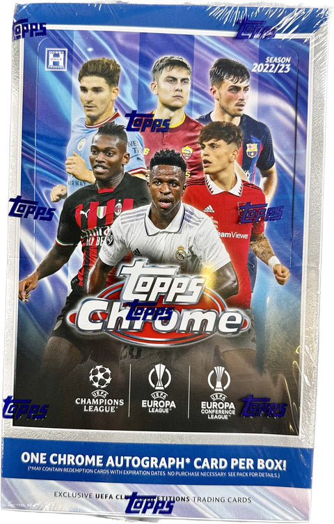 2022/23 Topps Chrome UEFA Club Competitions Soccer Hobby