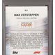 2024 TOPPS CHROME F1 L/E HELMET COLLECTION GOLD MAX VERSTAPPEN 18/50 PSA 10