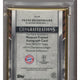 2022-23 Topps Museum Collection UEFA Franz Beckenbauer Framed Auto 24/99 #FA-FB PSA 9