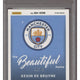 2022-23 Panini Donruss Kevin De Bruyne Blue Prizm Auto 36/49 PSA 10