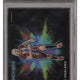 2023 Panini Obsidian Erling Haaland Black Colorblast SSP #11 PSA 9