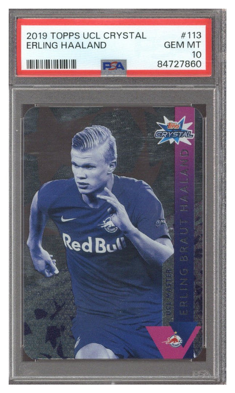 NYC - 2019 Topps UCL Erling Haaland #113 PSA 10