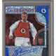 2022/23 Prizm EPL Dennis Bergkamp Club Legends Signature Blue Shimmer Auto #CL-DB PSA 9