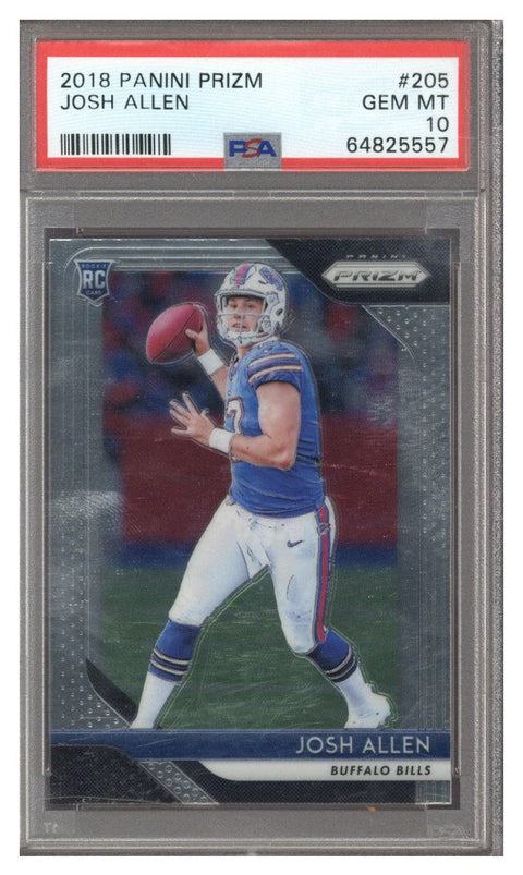 2018 Panini Prizm Josh Allen #205 RC PSA 10