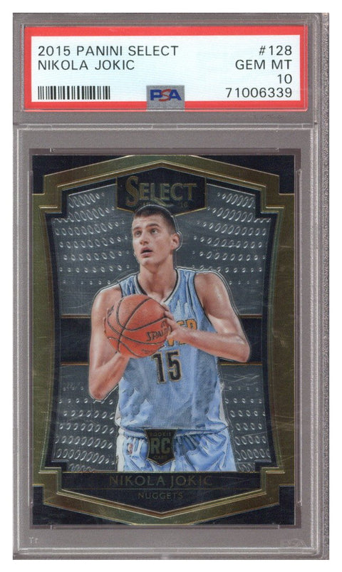 2015/16 Panini Select Nikola Jokic Rookie PSA 10