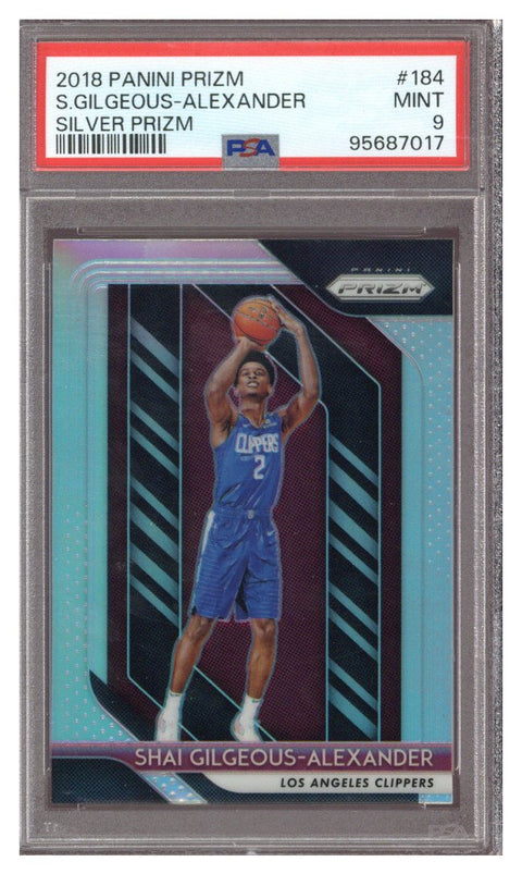 2018/19 Prizm Shai Gilgeous Alexander Silver PSA 9
