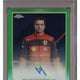2022 TOPPS F1 CHROME GREEN REFRACTOR CARLOS SAINZ 74/99 PSA 10 AUTO