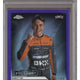 2023 TOPPS CHROME F1 PURPLE REFRACTOR #195 OSCAR PIASTRI 163/399 PSA 10