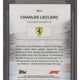 CHARLES LECLERC 2024 Topps Chrome F1 Sapphire GOLD Helmet 41/50 BGS 9.5
