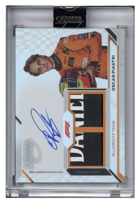 2024 Topps Dynasty Formula 1 Dual Oscar Piastri PATCH AUTO /10 #SDDRA-OPI