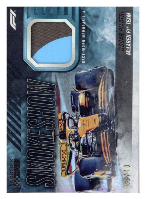 2024 Paddock Pass F1 Oscar Piastri Smokeshow Relic Black 02/10