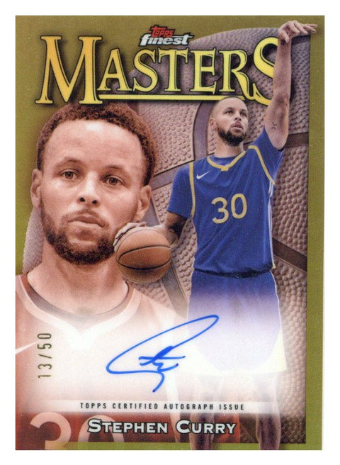 2023/24 Topps Finest Stephen Curry Masters Auto #13/50