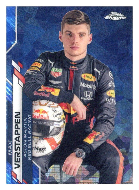 2020 Topps Chrome Sapphire F1 Max Verstappen #6