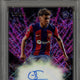 2023-24 Topps Chrome UCC Lamine Yamal Auto Black Lazer PINK 105/199 PSA 8 AUTO 10