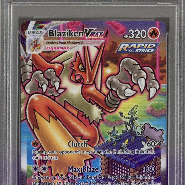 2021 Pokemon Chilling Reign Blaziken VMax Secret 201/198 PSA 10 – Dave &  Adam's Europe