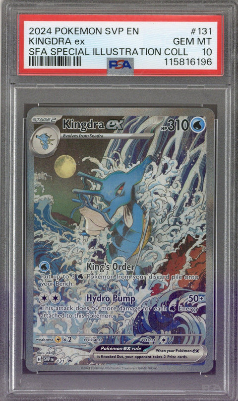 2024 Pokemon Kingdra Promo 131 PSA 10