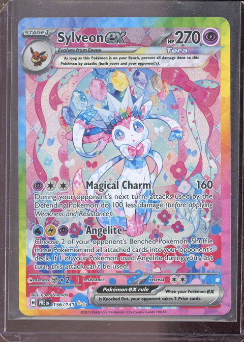 Pokemon SV: Prismatic Evolutions 156/131 Sylveon ex  Near Mint