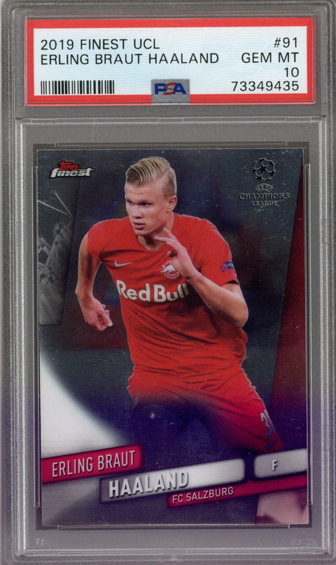 2019 Finest Bundesliga Erling Haaland PSA 10