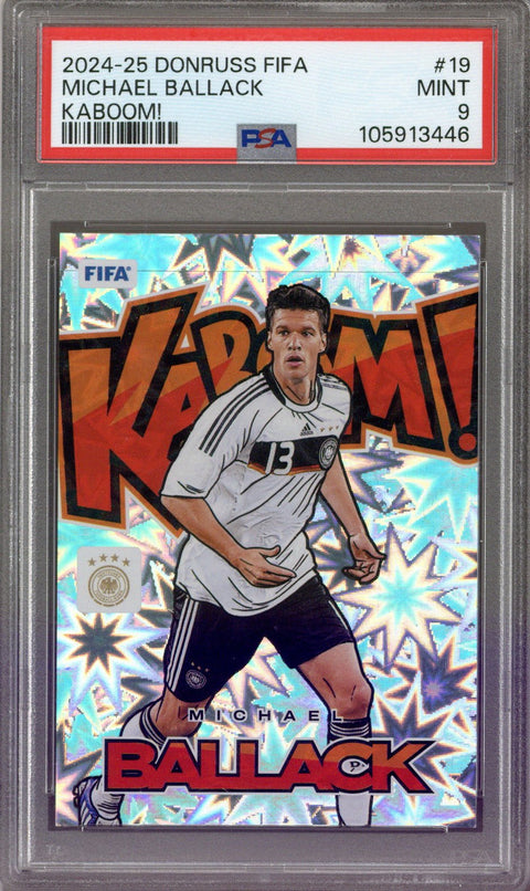 2024/25 Donruss Michael Ballack Kaboom PSA 9