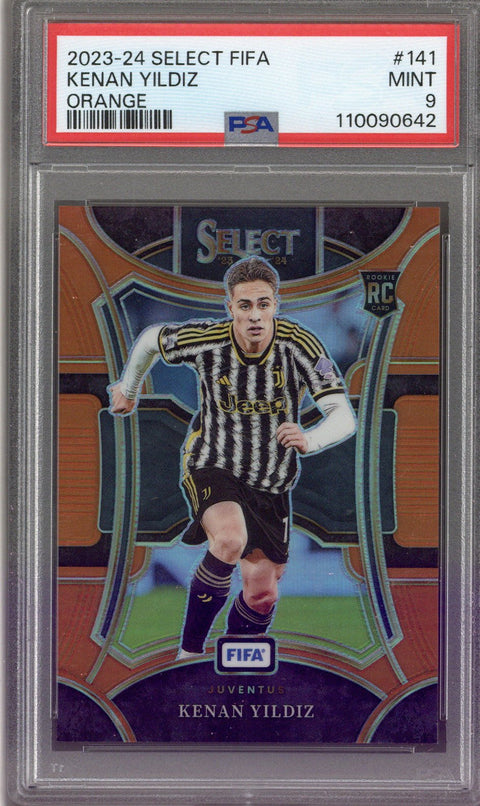 2023/24 Select Kenan Yildiz Orange /49 PSA 9