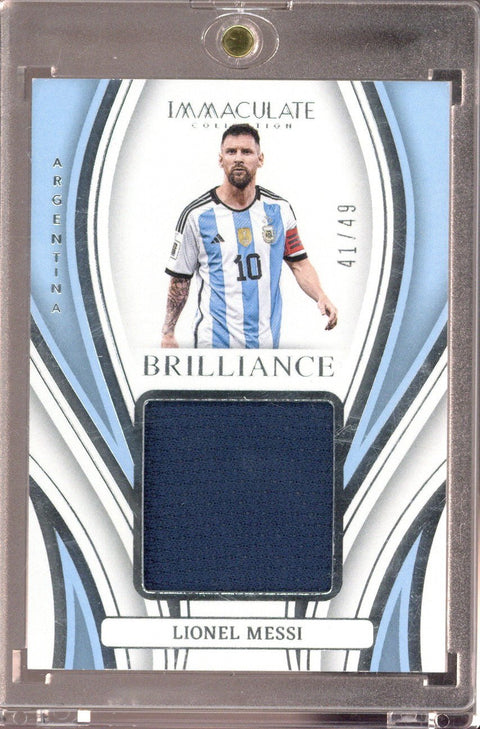 2023-24 Panini Immaculate Brilliance Argentina Lionel Messi Patch /49