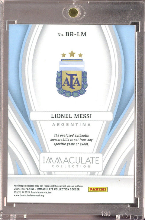 2023-24 Panini Immaculate Brilliance Argentina Lionel Messi Patch /49