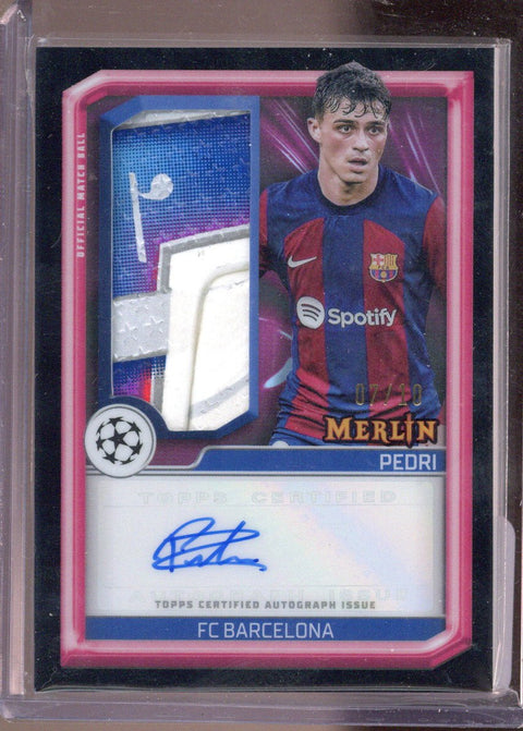 2023/24 Merlin Pedri Match Ball Auto /10