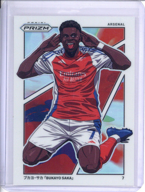 2024/25 Panini Prizm Bukayo Saka Manga