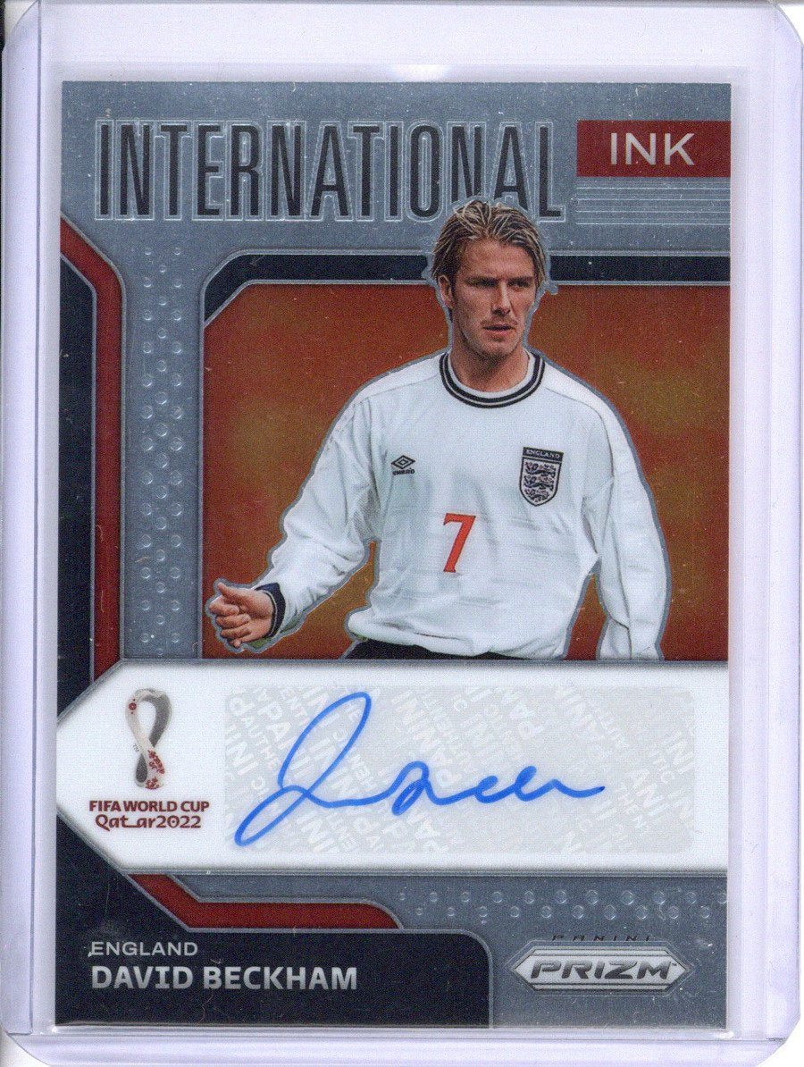 David Beckham ベッカム Panini Prizm AUTO David Beckham 2022 Panini Prizm FIFA World Cup International Ink