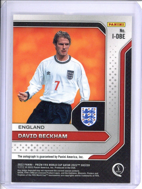 David Beckham 2022 Panini Prizm FIFA World Cup International Ink Auto