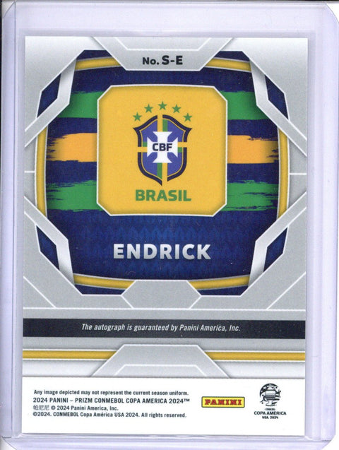 2024 Panini Prizm COPA America Endrick Brazil RC Rookie Auto