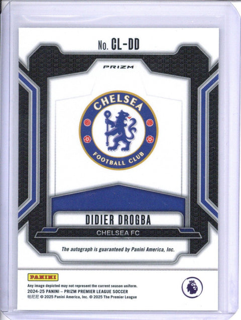 2024/25 Prizm EPL Didier Drogba Blue Shimmer Auto