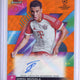2023-24 Topps Finest UCL and UEFA Jamal Musiala Orange Refractor Auto 5/25 #A-JM