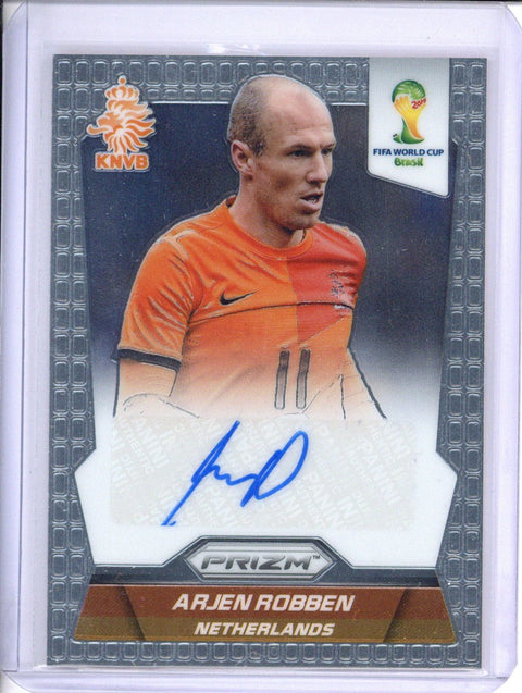 2014 Panini Prizm Arjen Robben World Cup Signatures Auto