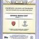 2025 Topps Reverence Denis Bergkamp Crowned Legend Auto /75