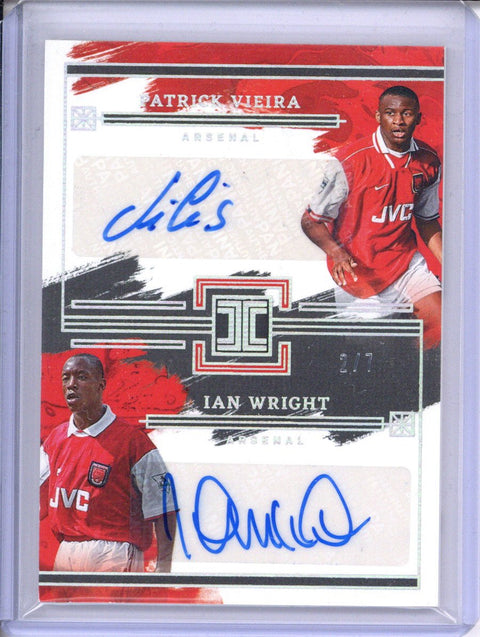 23/24 Impeccable Patrick Viera Ian Wright Dual Auto #D 2/7