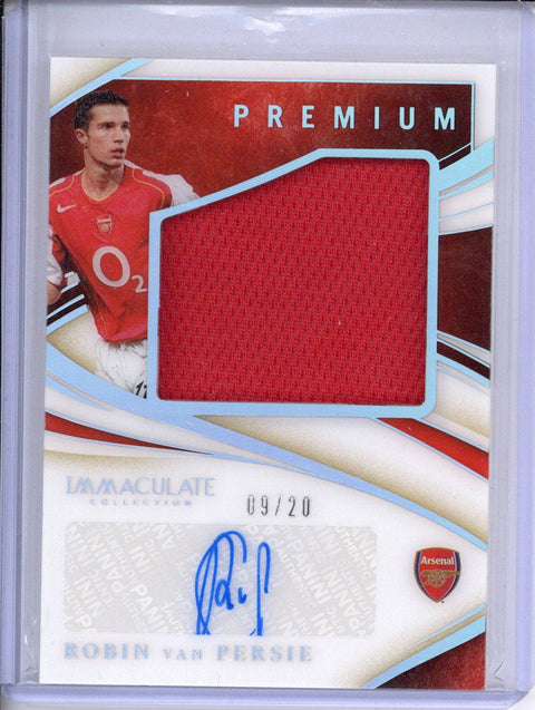 2020 Immaculate Soccer - Robin van Persie - Premier - Match-worn Patch Auto 9/20