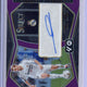 2023-24 Select La Liga Zinedine Zidane Pitchside Signatures Auto Purple 9/25 #PS-ZZ