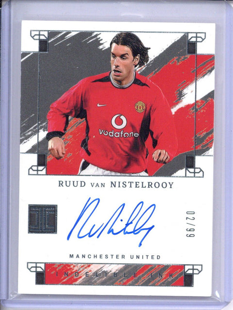 2023-24 Impeccable Premier League Ruud Van Nistelrooy Indelible Ink Auto /99