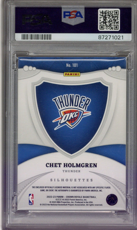 2022/23 Crown Royale Chet Holmgren RPA /199 PSA 9