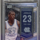 2014 UD Lettermen Michael Jordan Retired Numbers Banner /72 PSA 8