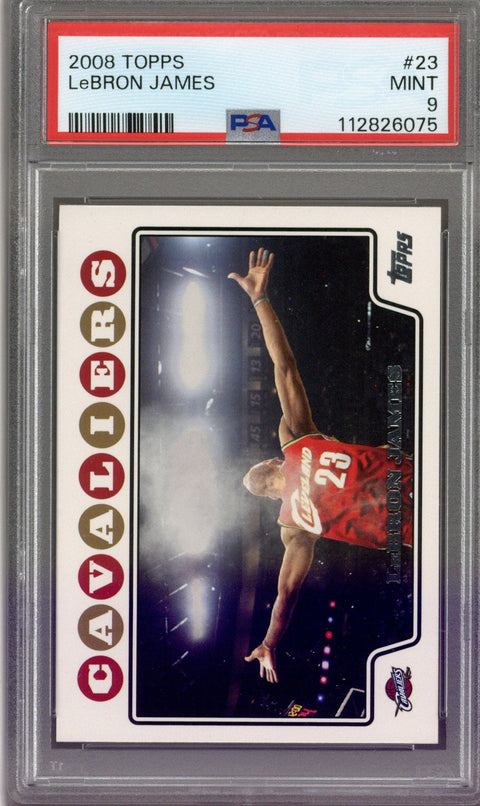 2008 Topps LeBron James #23 PSA 9